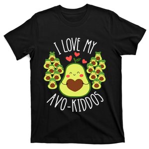 Funny Teacher Avocado Valentine's Day Cute Retro Wo T-Shirt