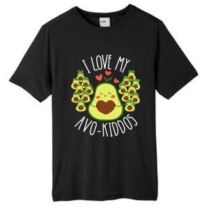 Funny Teacher Avocado Valentine's Day Cute Retro Wo Tall Fusion ChromaSoft Performance T-Shirt