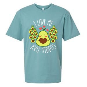 Funny Teacher Avocado Valentine's Day Cute Retro Wo Sueded Cloud Jersey T-Shirt