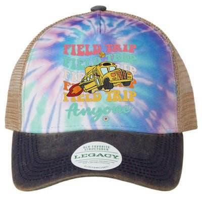 Field Trip Anyone Field Day Teacher Legacy Tie Dye Trucker Hat