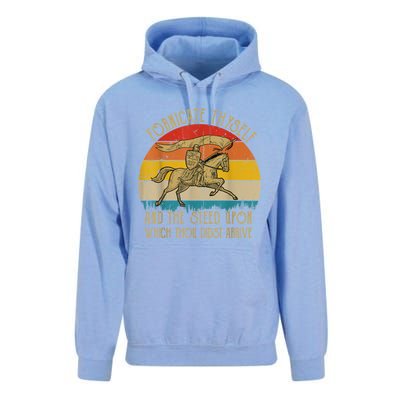 Fornicate Thyself And The Steed Upon Which Thou Didst Arrive Unisex Surf Hoodie