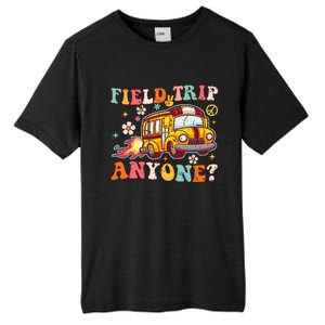 Field Trip Anyone Groovy School Bus Driver Yellow Bus Tall Fusion ChromaSoft Performance T-Shirt