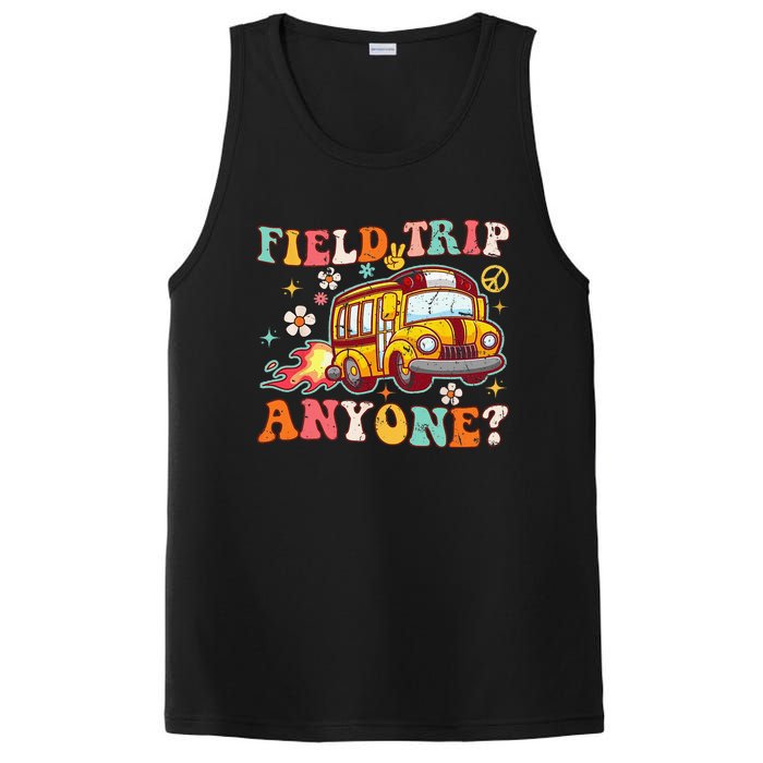 Field Trip Anyone Groovy School Bus Driver Yellow Bus PosiCharge Competitor Tank