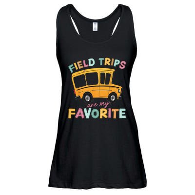 Field Trips Are My Favorite Field Trip Teacher Group Costume Ladies Essential Flowy Tank