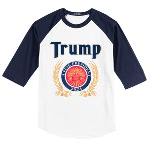 Funny Trump A Fine President 2024 Baseball Sleeve Shirt