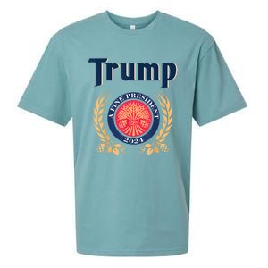 Funny Trump A Fine President 2024 Sueded Cloud Jersey T-Shirt