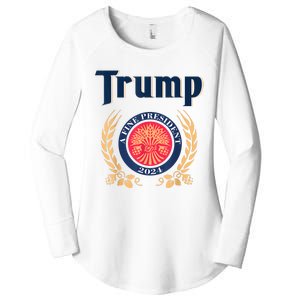 Funny Trump A Fine President 2024 Women's Perfect Tri Tunic Long Sleeve Shirt