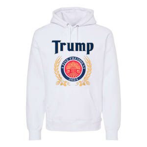 Funny Trump A Fine President 2024 Premium Hoodie