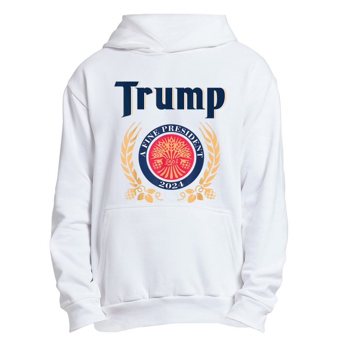 Funny Trump A Fine President 2024 Urban Pullover Hoodie