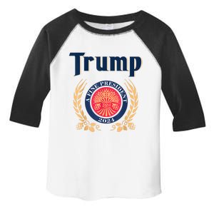 Funny Trump A Fine President 2024 Toddler Fine Jersey T-Shirt