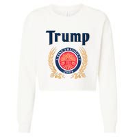 Funny Trump A Fine President 2024 Cropped Pullover Crew