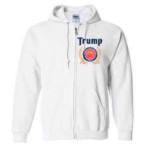 Funny Trump A Fine President 2024 Full Zip Hoodie