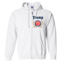 Funny Trump A Fine President 2024 Full Zip Hoodie