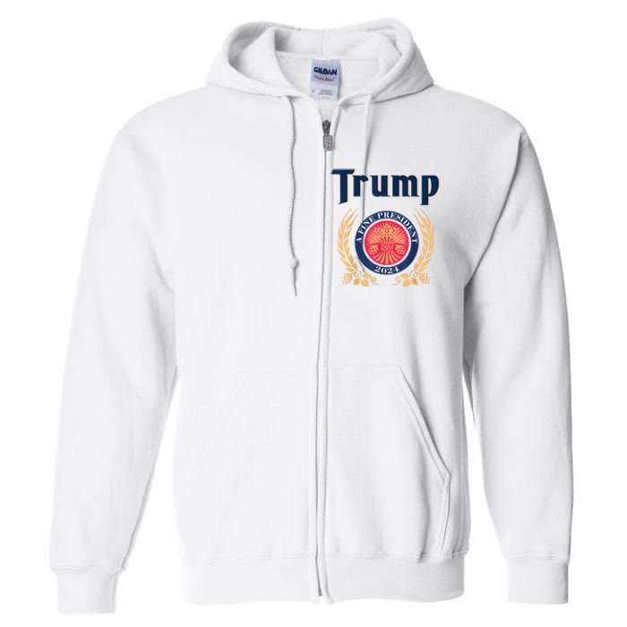 Funny Trump A Fine President 2024 Full Zip Hoodie