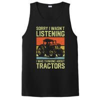 Funny Thinking About Tractors Tractor Lover Farmer PosiCharge Competitor Tank