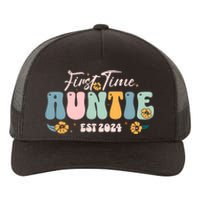 First Time Auntie Est 2024 New Aunt Pregnancy Announcement Yupoong Adult 5-Panel Trucker Hat