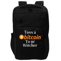 Funny Toss A Satoshi To Ur Witcher Medieval Gamer Design Funny Bitcoin Crypto Impact Tech Backpack