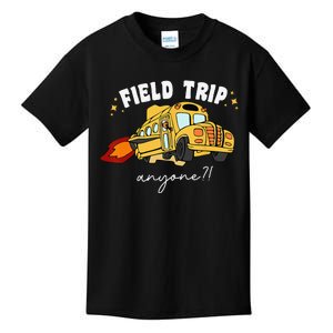 Field Trip Anyone Field Day Teacher Student School Funny Bus Kids T-Shirt