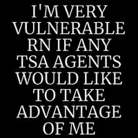 Funny Tsa Agent Very Vulnerable Rn Embarrassing Airport Premium 16 in Basic Backpack