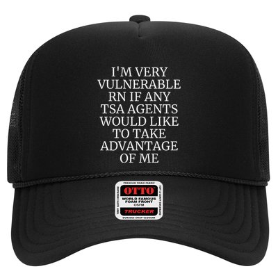 Funny Tsa Agent Very Vulnerable Rn Embarrassing Airport Premium Trucker Hat