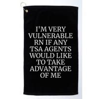 Funny Tsa Agent Very Vulnerable Rn Embarrassing Airport Premium Golf Towel