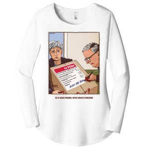 Freepalestine To A Dear Friend With Grave Concern Albo And Penny Women's Perfect Tri Tunic Long Sleeve Shirt