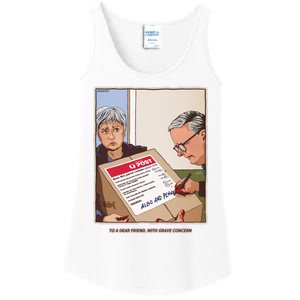 Freepalestine To A Dear Friend With Grave Concern Albo And Penny Ladies Essential Tank