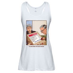 Freepalestine To A Dear Friend With Grave Concern Albo And Penny Ladies Essential Flowy Tank