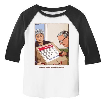 Freepalestine To A Dear Friend With Grave Concern Albo And Penny Toddler Fine Jersey T-Shirt