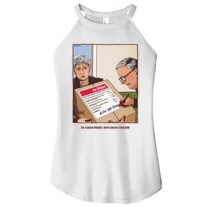 Freepalestine To A Dear Friend With Grave Concern Albo And Penny Women's Perfect Tri Rocker Tank