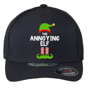 Funny The Annoying Elf Christmas Family Party Pajama Flexfit Unipanel Trucker Cap