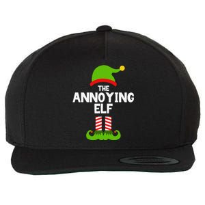 Funny The Annoying Elf Christmas Family Party Pajama Wool Snapback Cap