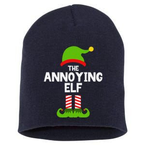 Funny The Annoying Elf Christmas Family Party Pajama Short Acrylic Beanie