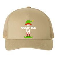 Funny The Annoying Elf Christmas Family Party Pajama Yupoong Adult 5-Panel Trucker Hat