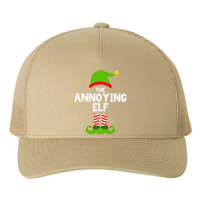 Funny The Annoying Elf Christmas Family Party Pajama Yupoong Adult 5-Panel Trucker Hat