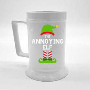 Funny The Annoying Elf Christmas Family Party Pajama Beer Stein