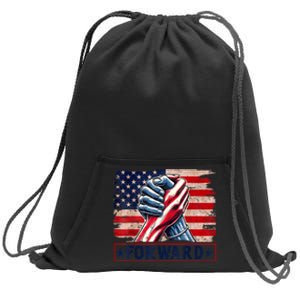 Forward Take America Forward Kamala Harris 2024 Sweatshirt Cinch Pack Bag