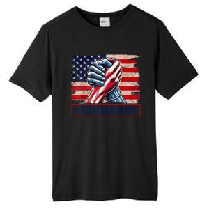 Forward Take America Forward Kamala Harris 2024 Tall Fusion ChromaSoft Performance T-Shirt