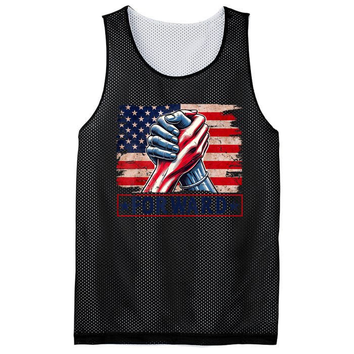 Forward Take America Forward Kamala Harris 2024 Mesh Reversible Basketball Jersey Tank