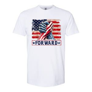 Forward Take America Forward Kamala Harris 2024 Softstyle CVC T-Shirt