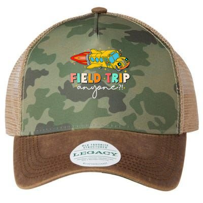 Field Trip Anyone Field Day Teachers Kids Legacy Tie Dye Trucker Hat