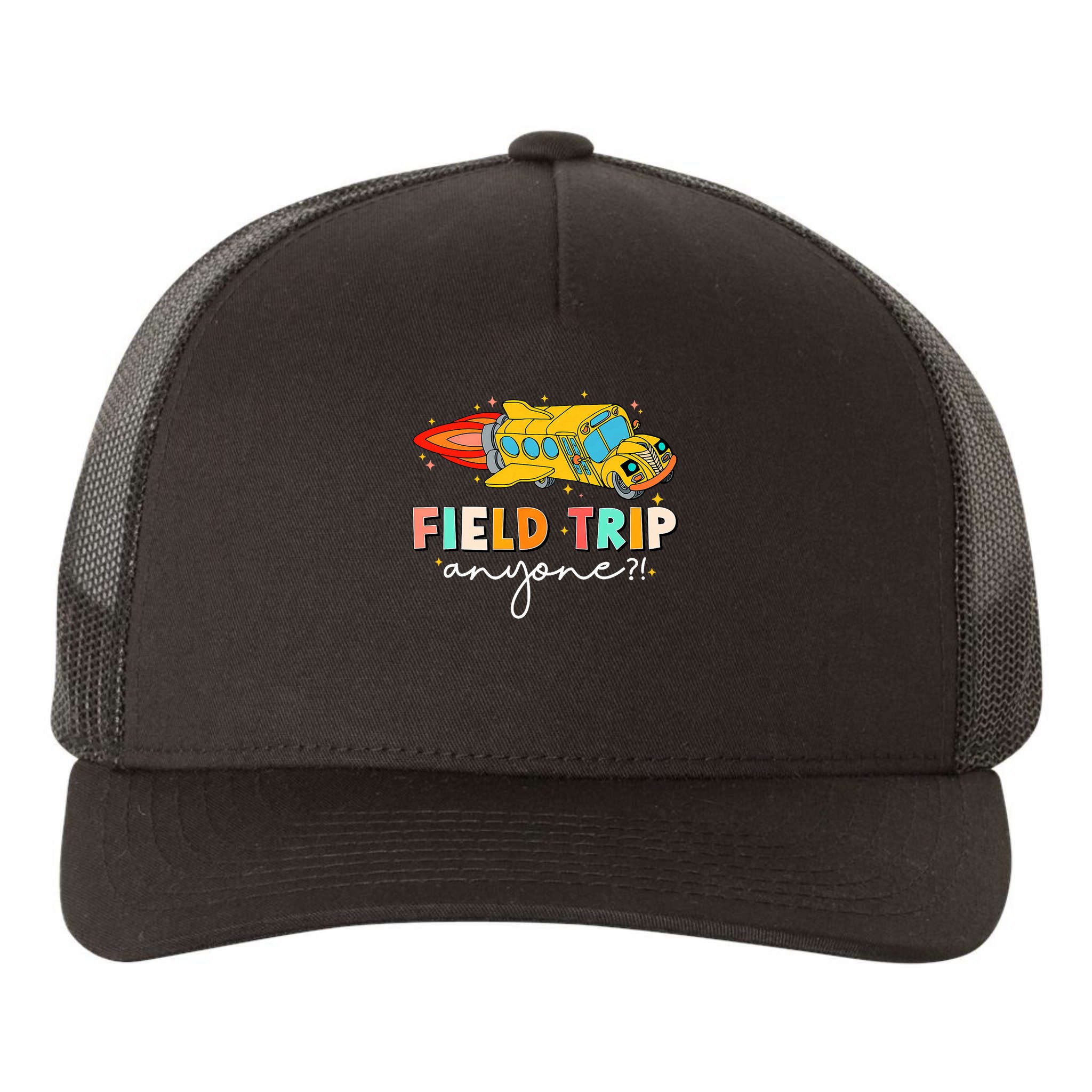 Field Trip Anyone Field Day Teachers Kids Yupoong Adult 5-Panel Trucker Hat