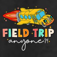 Field Trip Anyone Field Day Teachers Kids Adult Drive Performance Visor