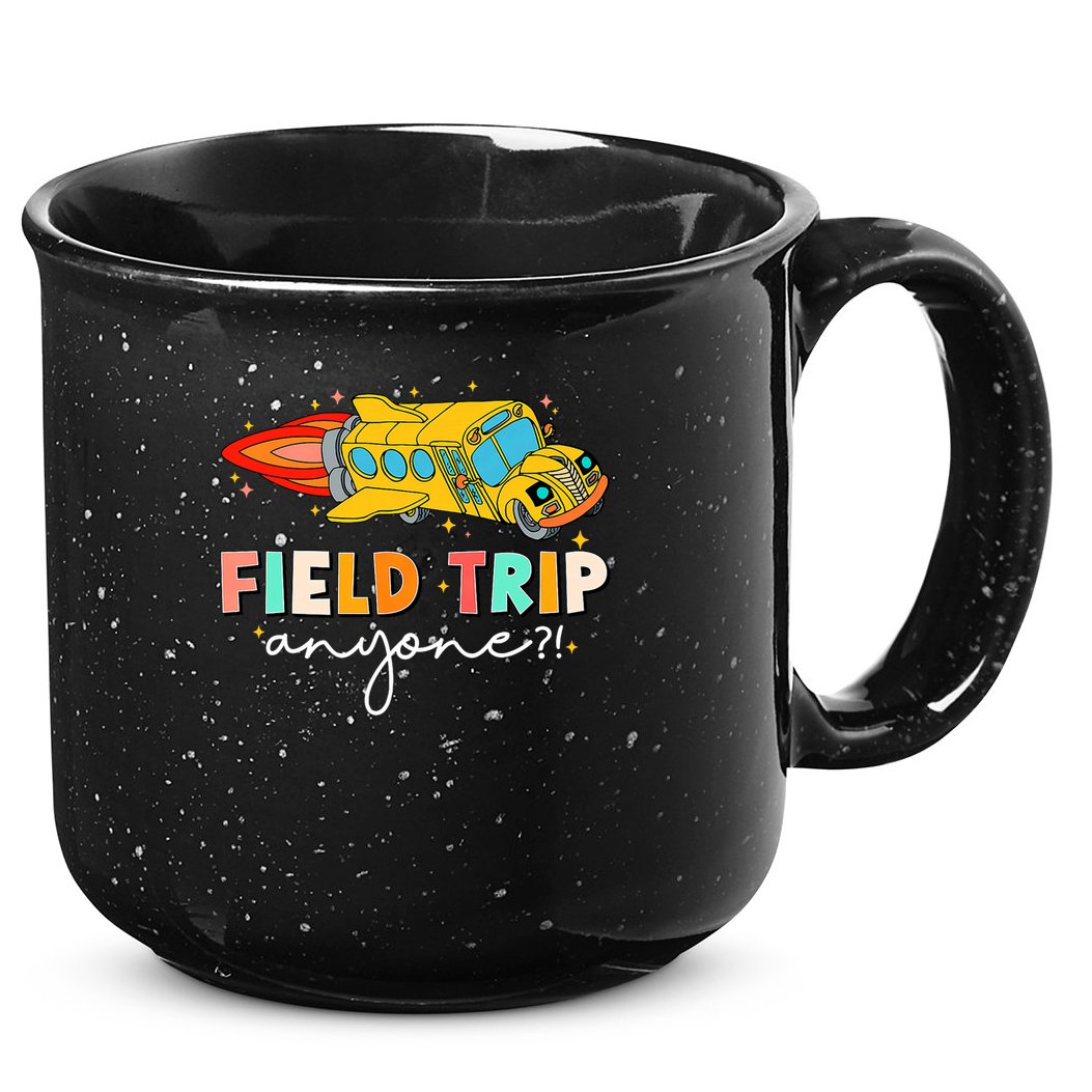 Field Trip Anyone Field Day Teachers Kids 15oz Campfire Ceramic Mug