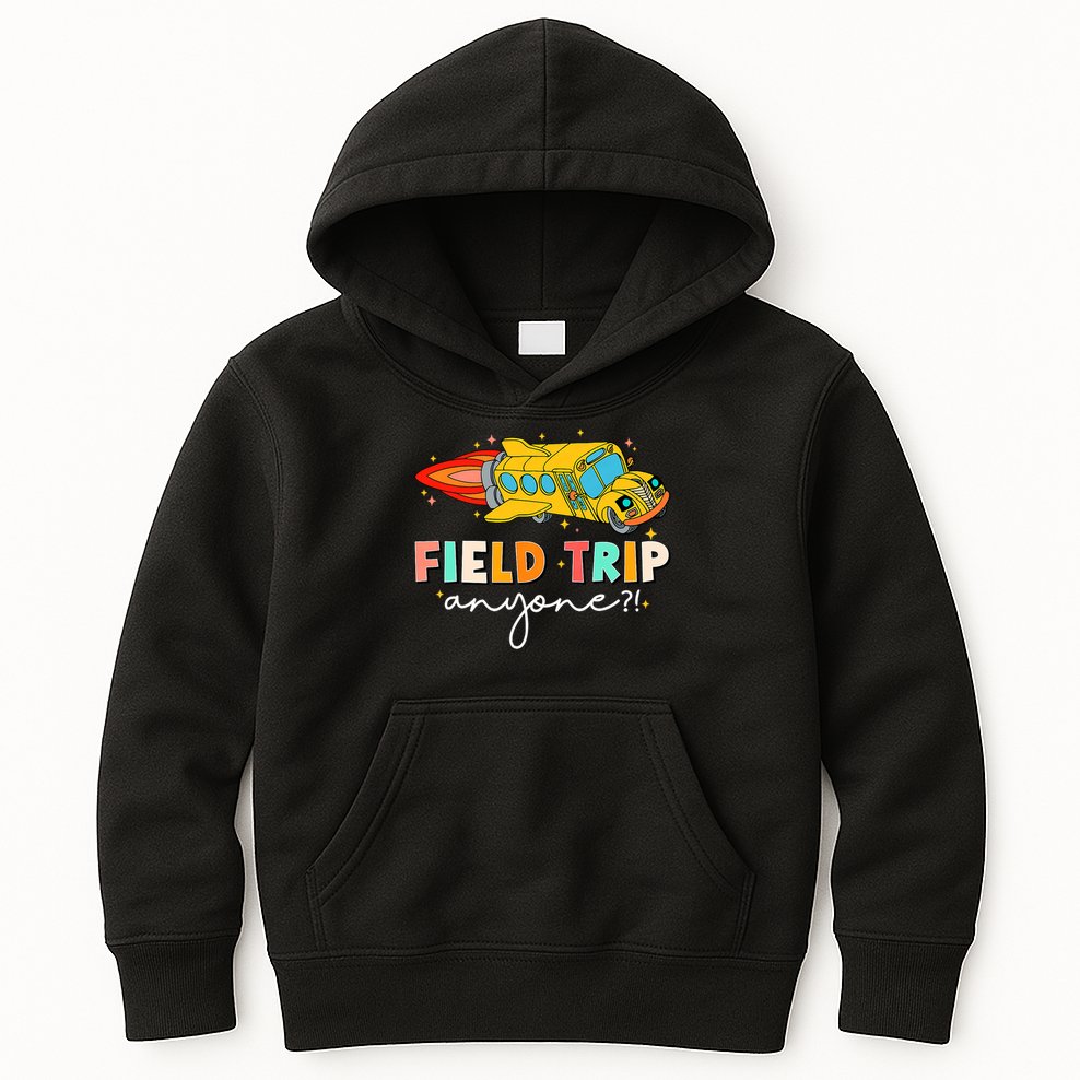 Field Trip Anyone Field Day Teachers Kids Kids Hoodie
