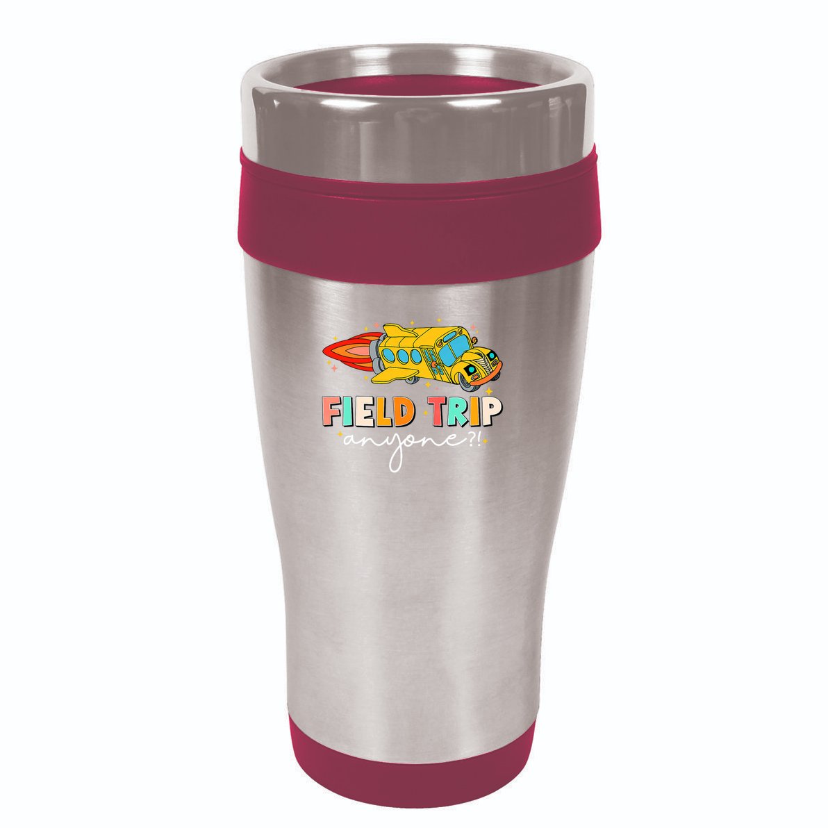Field Trip Anyone Field Day Teachers Kids 16oz Travel Tumbler