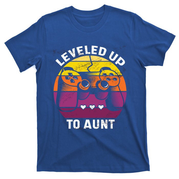 First Time Auntie Auntie Funny Gift For The Blessed Aunt Life Gift T-Shirt