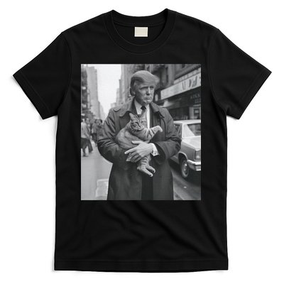 Funny Trump And Cat Funny Political T-Shirt
