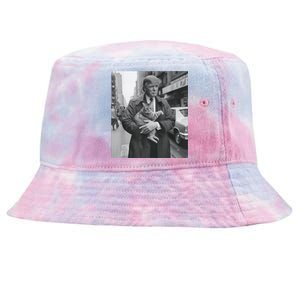 Funny Trump And Cat Funny Political Tie-Dyed Bucket Hat