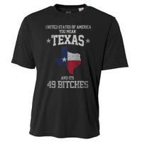 Funny Texas And Its 49 States USA Texan Vintage Texas Pride Cooling Performance Crew T-Shirt